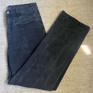 J. McLaughlin straight leg black faded jeans